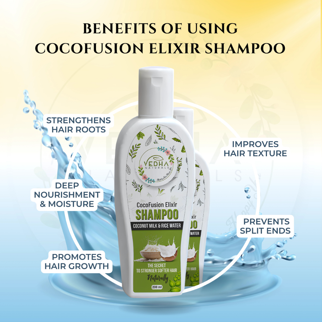 Benefits of using cocofusion elixir hair shampoo