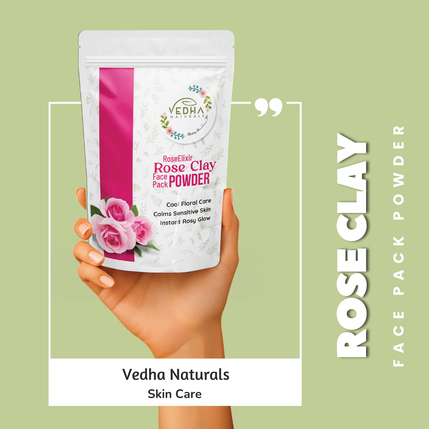 Rose Clay Powder