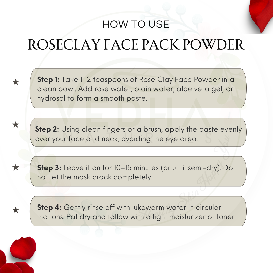Rose Clay Powder