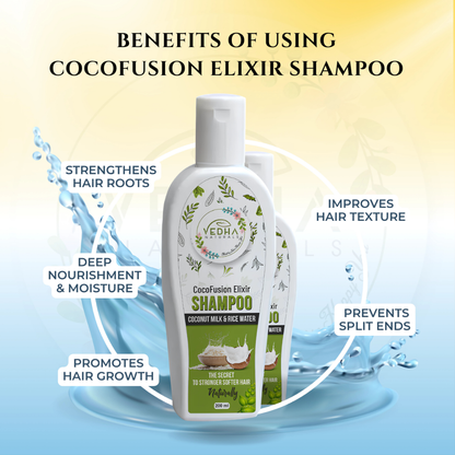 Benefits of using cocofusion elixir hair shampoo